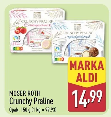 Crunchy praline promocja w Aldi
