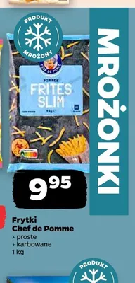 Frytki proste Chef de Pomme promocja w Netto