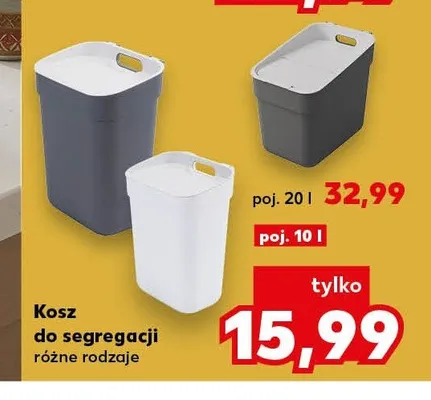 Kosz do segregacji poj. 10 l promocja w Kaufland