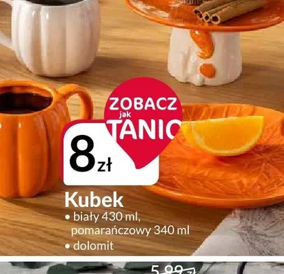 Kubek biały promocja w Salony Agata