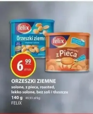 Orzeszki ziemne solone, z pieca, roasted, lekko solone, bez soli i tłuszczu promocja w Zielony Koszyk