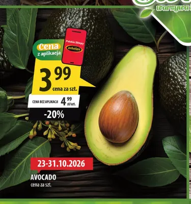 Awokado promocja w Arhelan