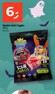 Kwaśne lizaki Fuggler promocja w Dealz