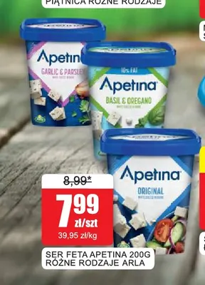 Ser feta Apetina promocja w Bingo