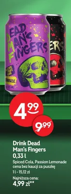 Drink Dead Man's Fingers Spiced Cola promocja w Żabka