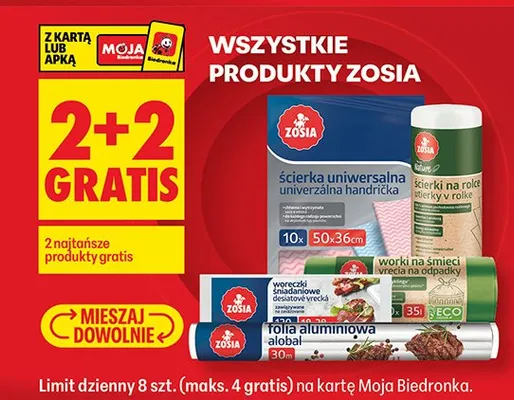 Produkty Zosia promocja w Biedronka