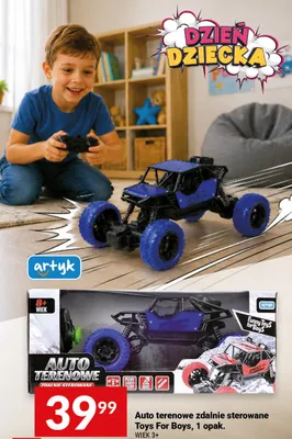 Auto terenowe zdalnie sterowane Toys For Boys promocja w Dzień Dziecka