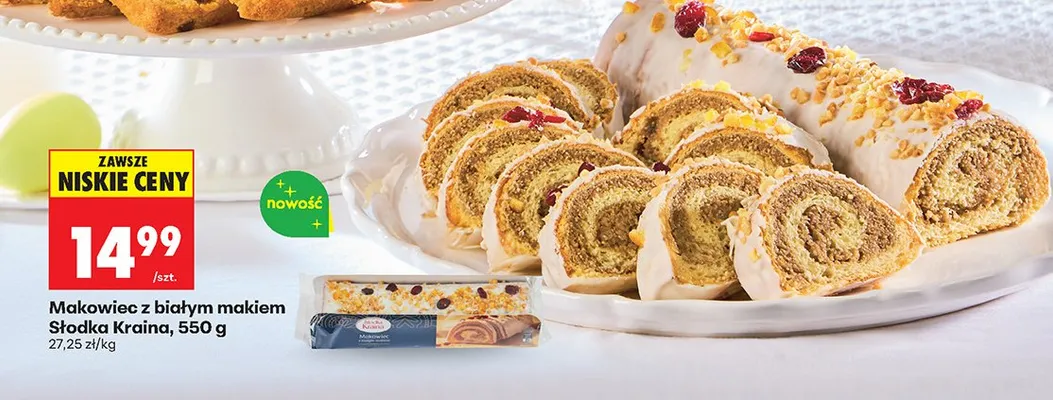 Makowiec z białym makiem promocja w Biedronka