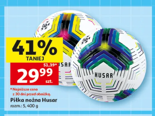 Piłka nożna Husar promocja w Auchan