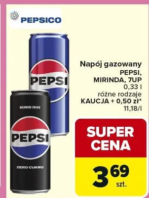 Napój gazowany Pepsi promocja w Carrefour