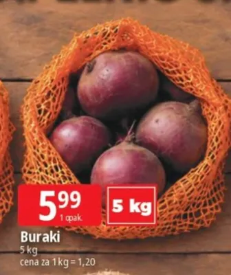 Buraki promocja w Leclerc