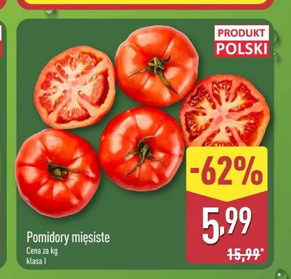 Pomidory mięsiste polskie klasa I promocja w Aldi