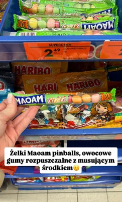 Żelki pinballs promocja w Biedronka