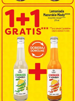 Lemoniada Mazurskie Miody jabłko limonka cytryna promocja w POLOmarket