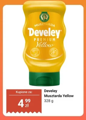 Musztarda Yellow Develey promocja w Dino