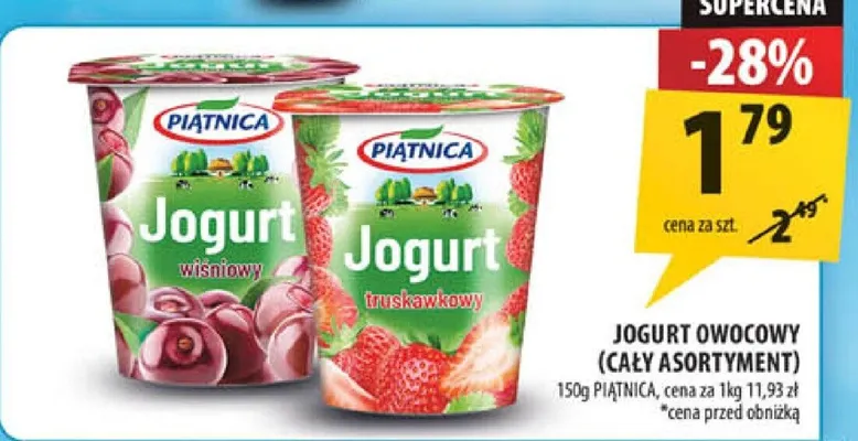 Jogurt owocowy promocja w Arhelan
