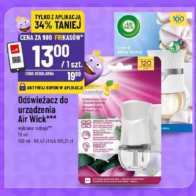 Odświeżacz do urządzenia Air Wick promocja w POLOmarket