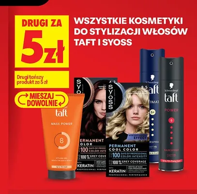 Żel do stylizacji włosów Taft Maxx Power promocja w Biedronka