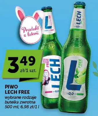 Piwo bezalkoholowe Lech Free wybrane rodzaje promocja w Euro Sklep