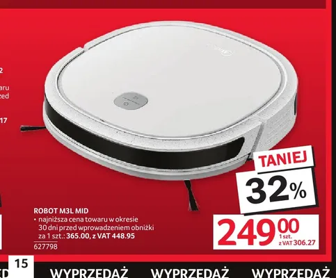 Robot sprzątający Midea M3 l Mid promocja w Selgros