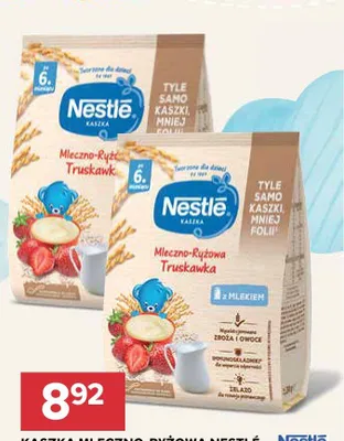 Kaszka mleczno-ryżowa truskawka promocja w Stokrotka