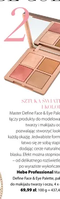 Paleta do makijażu twarzy i oczu Master Define Face & Eye Palette Hebe Professional promocja w Hebe