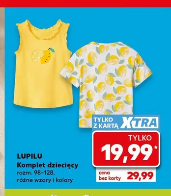 Komplet dziecięcy Lupilu promocja w Kaufland