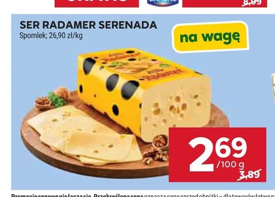 Ser Radamer Serenada Spomlek promocja w Stokrotka