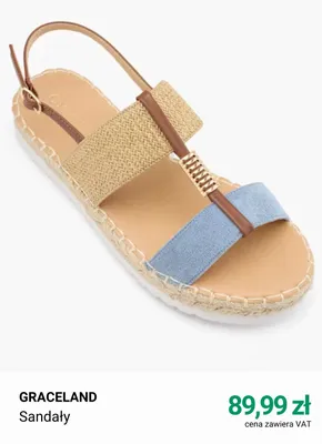 Sandały Graceland promocja w Deichmann