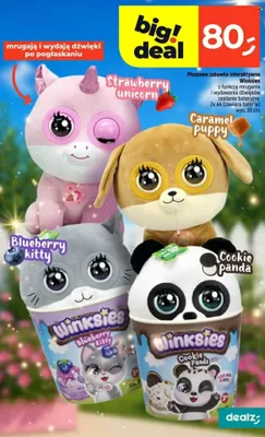 Pluszowa zabawka interaktywna Winksies Blueberry Kitty promocja w Dealz
