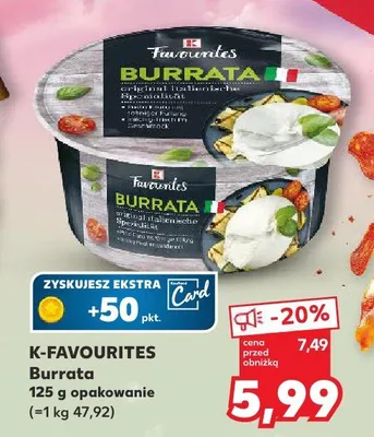Burrata promocja w Kaufland