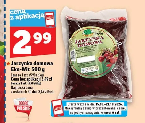 Jarzynka domowa Eko-Wit promocja w TOPAZ