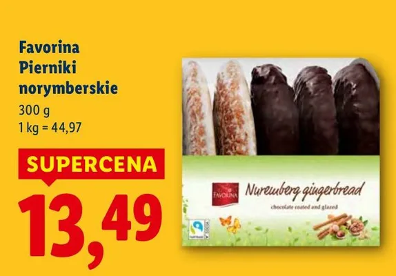 Pierniki norymberskie promocja w Lidl