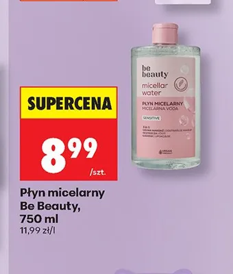 Płyn micelarny Be Beauty promocja w Biedronka