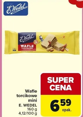 Wafle torcikowe mini promocja w Carrefour Market