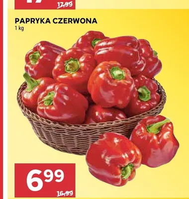Papryka czerwona promocja w Stokrotka