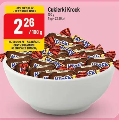 Cukierki Krock promocja w POLOmarket