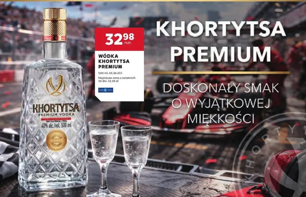 Wódka Khortytsa Premium promocja w Stokrotka