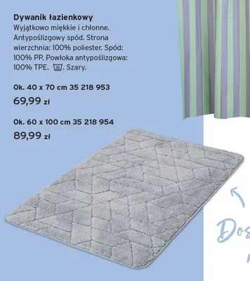 Dywanik łazienkowy 40x70 cm promocja w Tchibo
