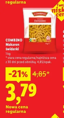 Makaron świderki La molisana promocja w Lidl