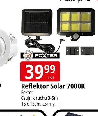 Reflektor Solar 7000K Foxter promocja w Leclerc
