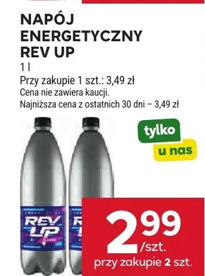 Napój energetyczny zero FIRE UP promocja w Stokrotka
