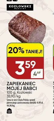 Zapiekaniec mojej babci Kozłowski promocja w Chata Polska