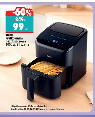 Frytkownica beztłuszczowa Hoffen promocja w Biedronka Home