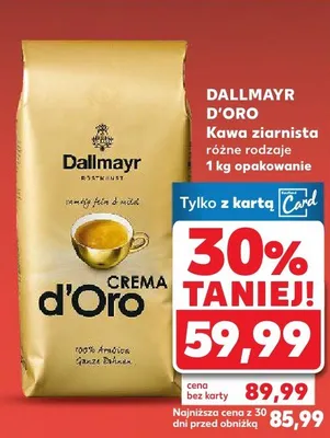 Kawa ziarnista różne rodzaje promocja w Kaufland