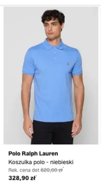 Koszulka polo Polo Ralph Lauren niebieski promocja w Lounge by Zalando