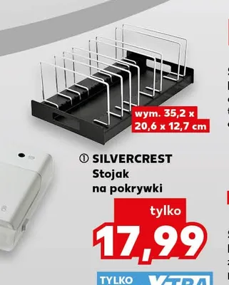 Stojak na pokrywki Silvercrest promocja w Kaufland