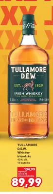 Whiskey irlandzka Tullamore D.E.W. promocja w Kaufland