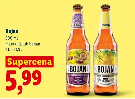 Piwo Bojan marakuja promocja w Lidl
