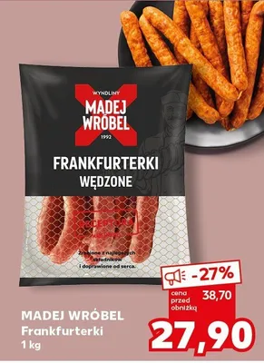 Frankfurterki wędzone promocja w Kaufland